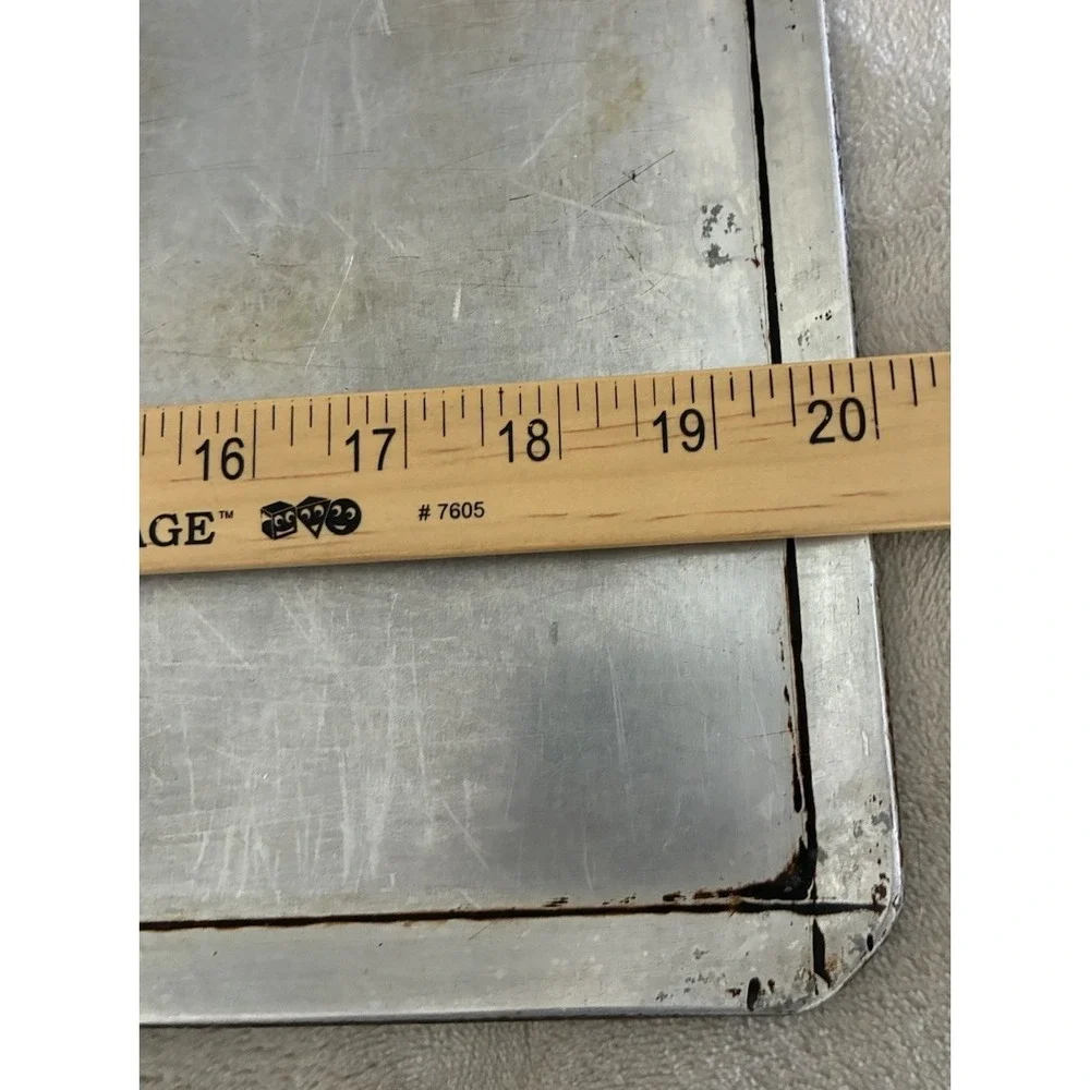 Cast Aluminum Cookie‎ Baking Sheet Pan Large Heavy Duty Rectangular 5 lb Vintage